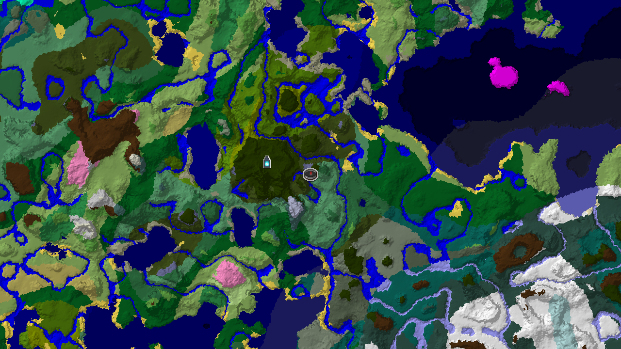 Dark Forest Spawn Near an Ancient City