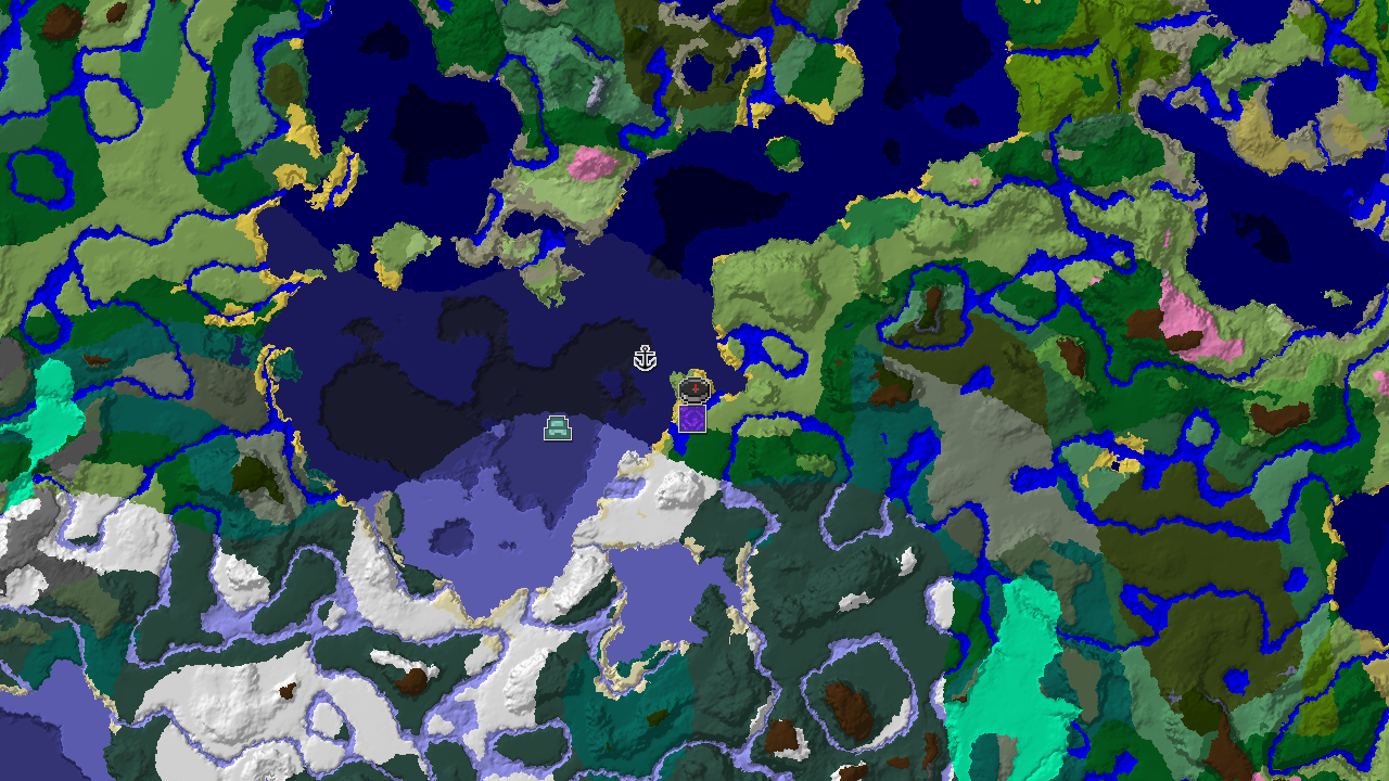Ocean Monument, Shipwreck, and Portal Near Spawn