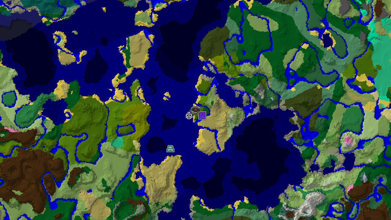 Jungle Spawn with Nearby Ocean Monument and Shipwreck