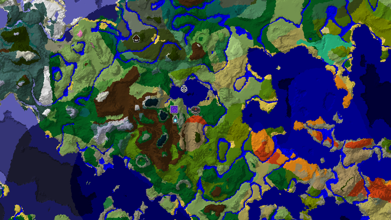 Ancient City at Spawn with Diverse Biomes