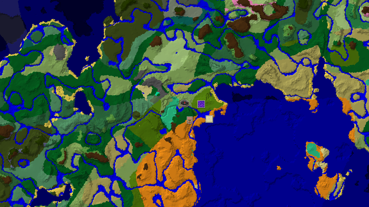 Spawn Near a Mangrove Swamp and Desert Pyramid
