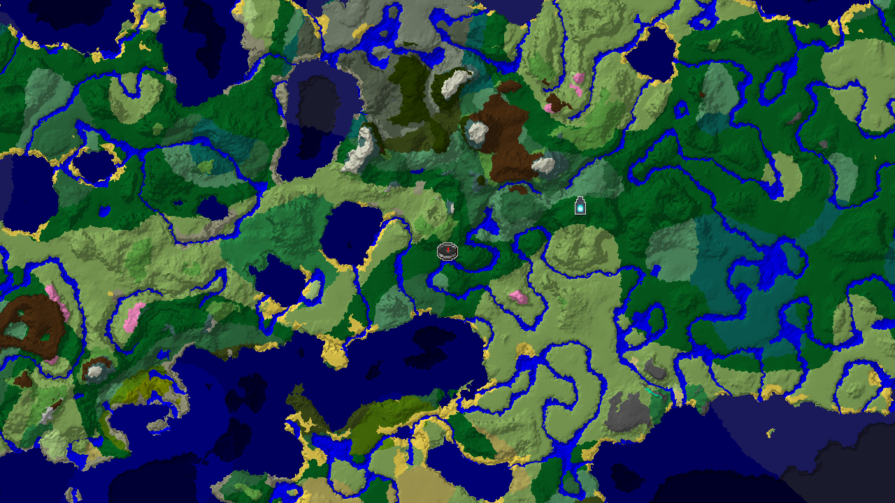 Ancient City Near Spawn in a Diverse Forest World