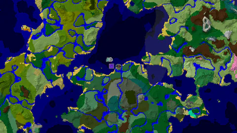 Ocean Monument and Shipwreck Near Forest Spawn