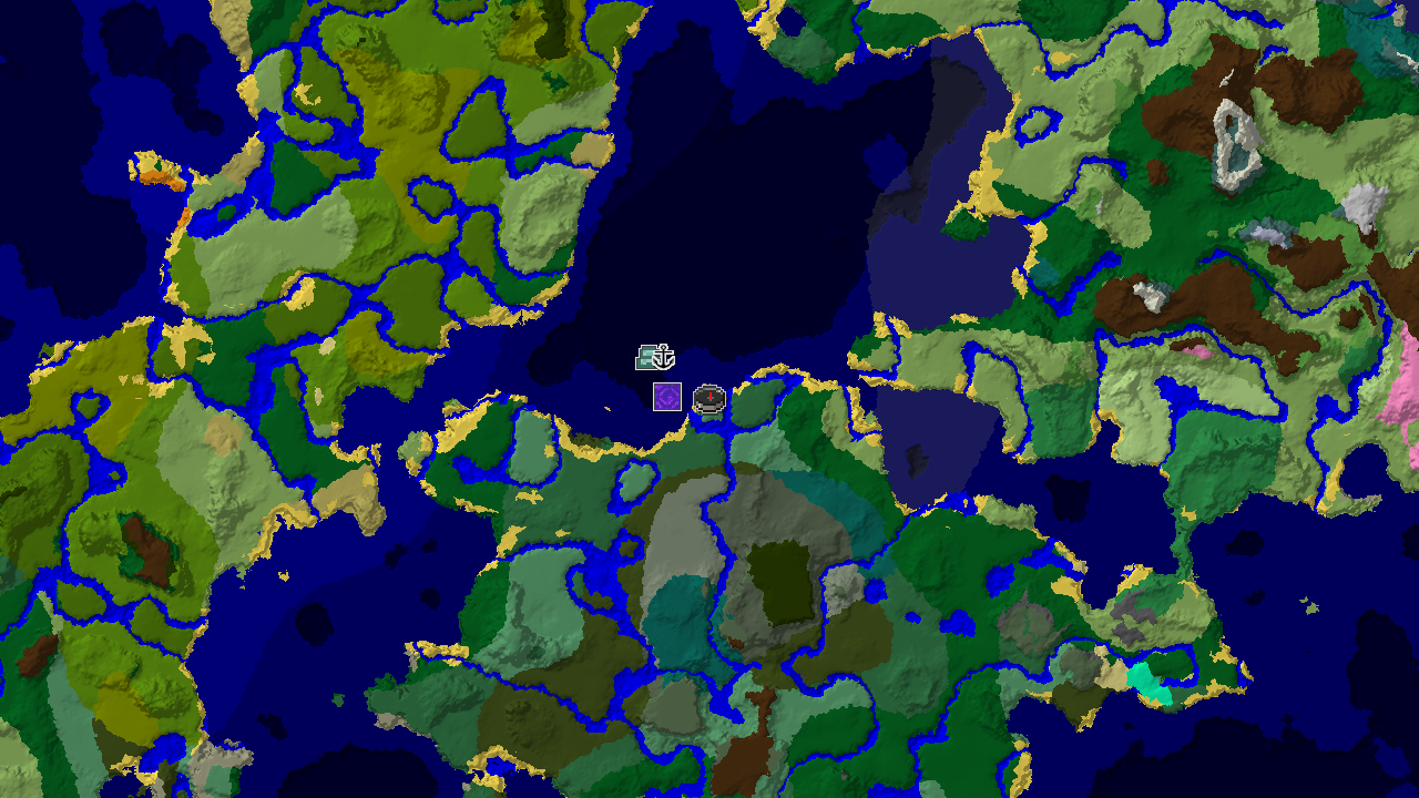Ocean Monument and Shipwreck Near Forest Spawn