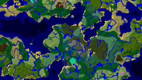 Spawn Near Diverse Forests, Ocean Monument Nearby