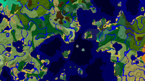 Spawn Near a Flower Forest with Ocean Views