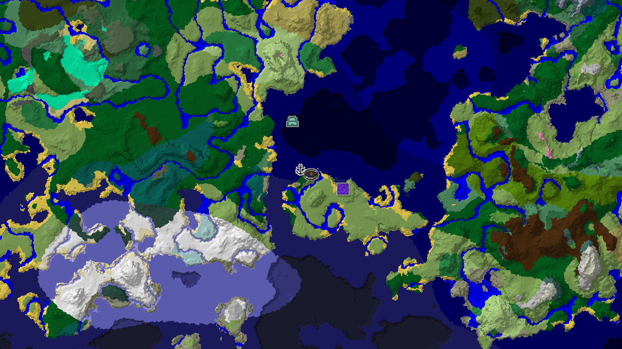 Ocean Monument and Shipwreck Near Forest Spawn