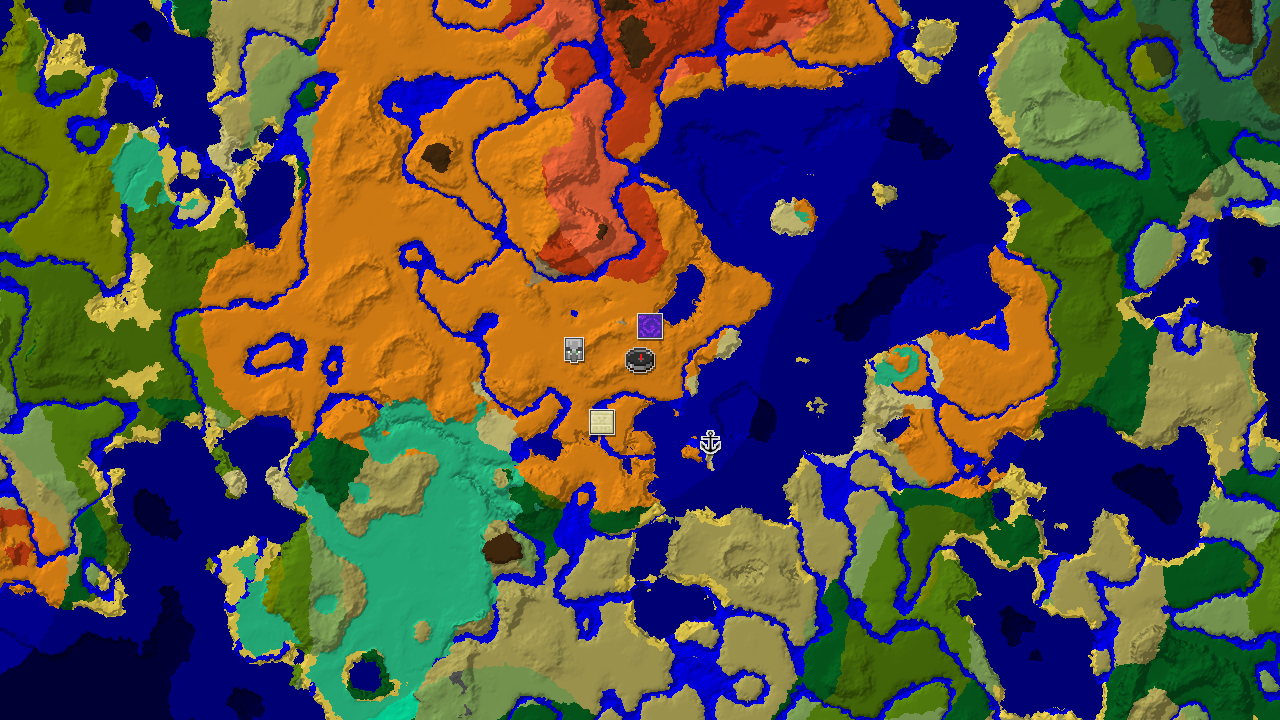 Desert Spawn with Nearby Badlands and Warm Ocean