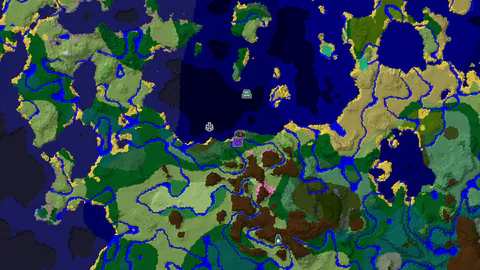 Cherry Grove and Shipwreck Near Birch Forest Spawn