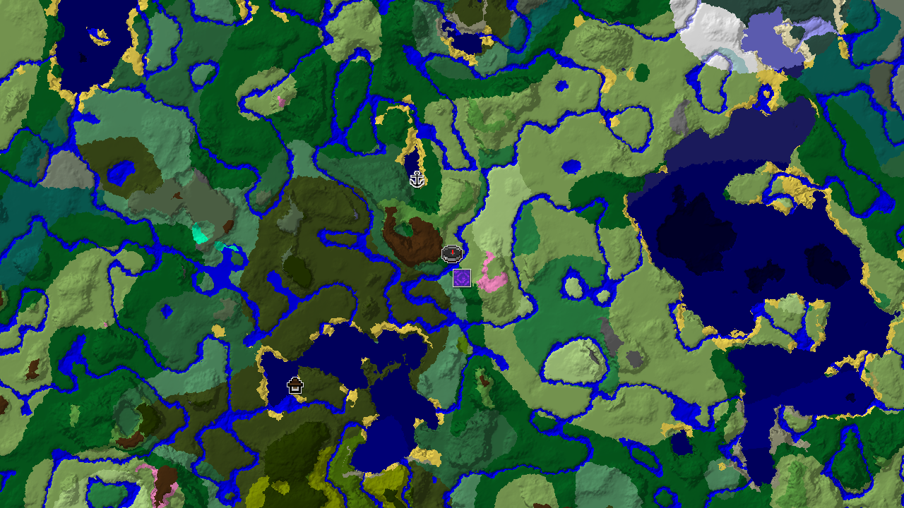 Cherry Grove Amidst Diverse Forests and Plains