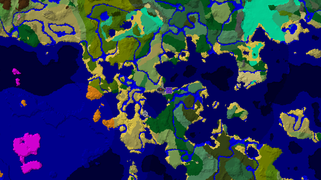 Coastal Start With Nearby Portals and Shipwrecks