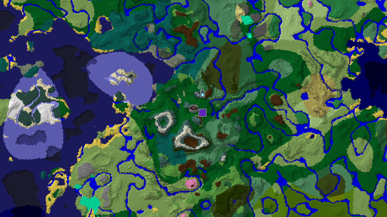 Spawn in a Forest, Explore an Ancient City and Peaks