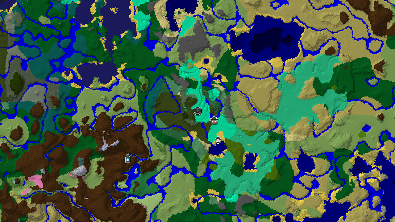 Swamp Spawn with Nearby Dark Forest and Ancient City