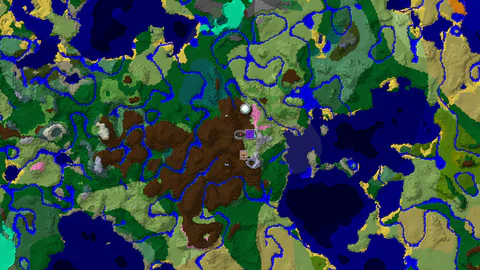 Ancient City and Ruined Portal Within Reach of a Plains Start