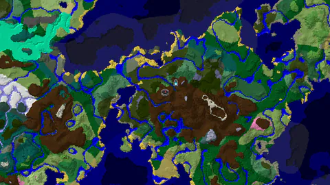 19-Biome Meadow Start with an Ancient City to the North-East