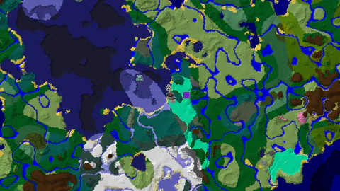 Ocean Monument and Witch Hut Near a Swamp