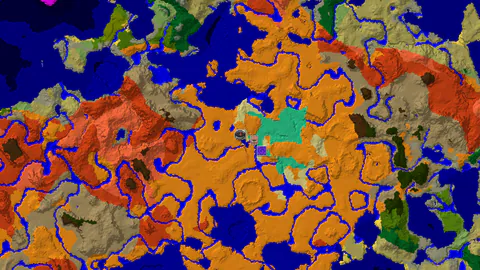 Mangrove Swamp Village Past a Desert Pyramid Start