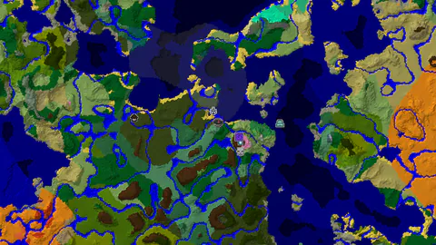 Woodland Mansion in the Far West of a Taiga and Dark Forest Coast