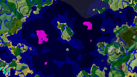 Bamboo Jungle Island with Coastal Village