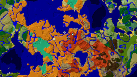 Eroded Badlands Beside Ancient City