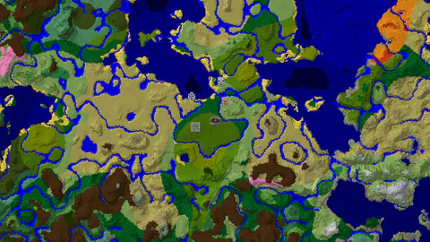 Jungle Temple West of a Jungle Start, Village to the North-East