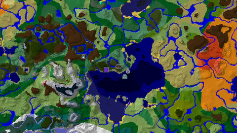 Ocean Monument Off a Dark Forest and Old Growth Birch Coast