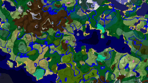 Plains Crater Ringed by High Ground, Ruined Portal to the West