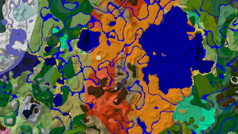 Wooded Badlands Spawn Above an Ancient City and Desert Pyramid