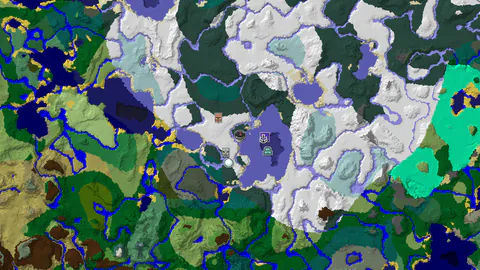 Frozen Ocean Monument Beyond a Snowy Plains Start
