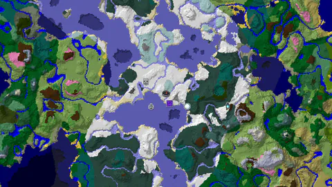 Ice Spikes Amidst Frozen Oceans and Snowy Plains