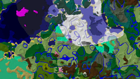 Ice Spikes Start with a Ruined Portal and Four Villages