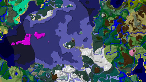 Frozen Ocean and Snowy Taiga Island Survival